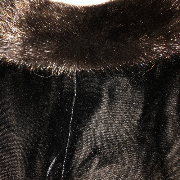 VTG Kay Unger Evening Collection Velvet/Fox Jacket - Picture 11 of 14